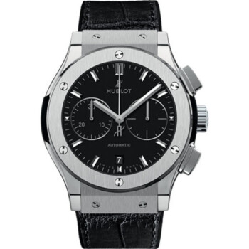 Hublot Classic Fusion Chronograph 521.NX.1171.LR titanium watch, black dial
