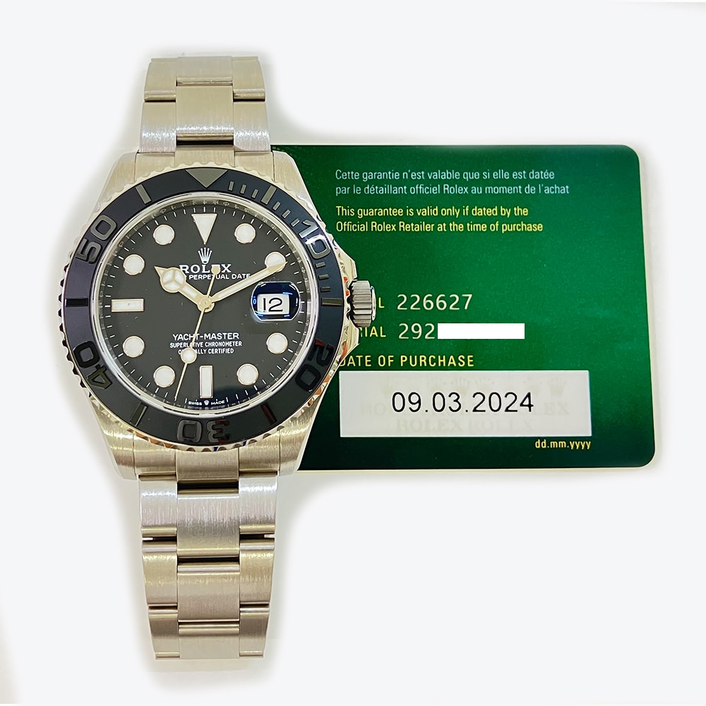 Rolex Yacht-Master 42 Titanium with Black Dial Watch 2024