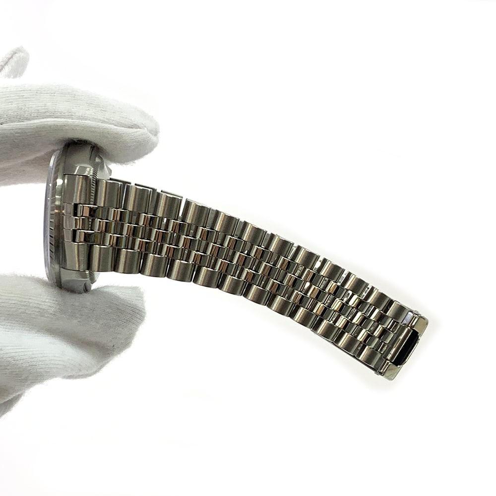 Rolex Datejust 36mm 16220 Jubilee Stainless Steel Watch Silver Index Dial 1996