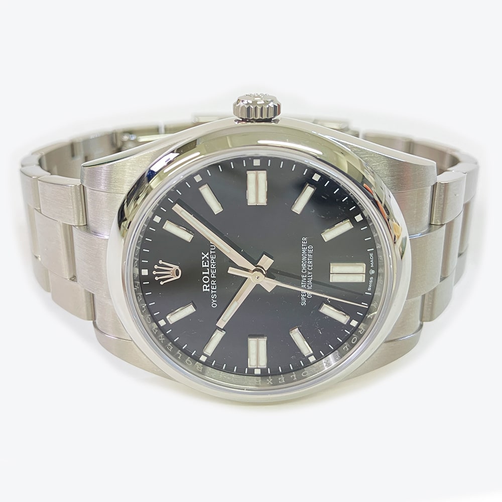 Rolex Oyster Perpetual 124300-0002 41mm Stainless Steel with Black Dial Watch 2024