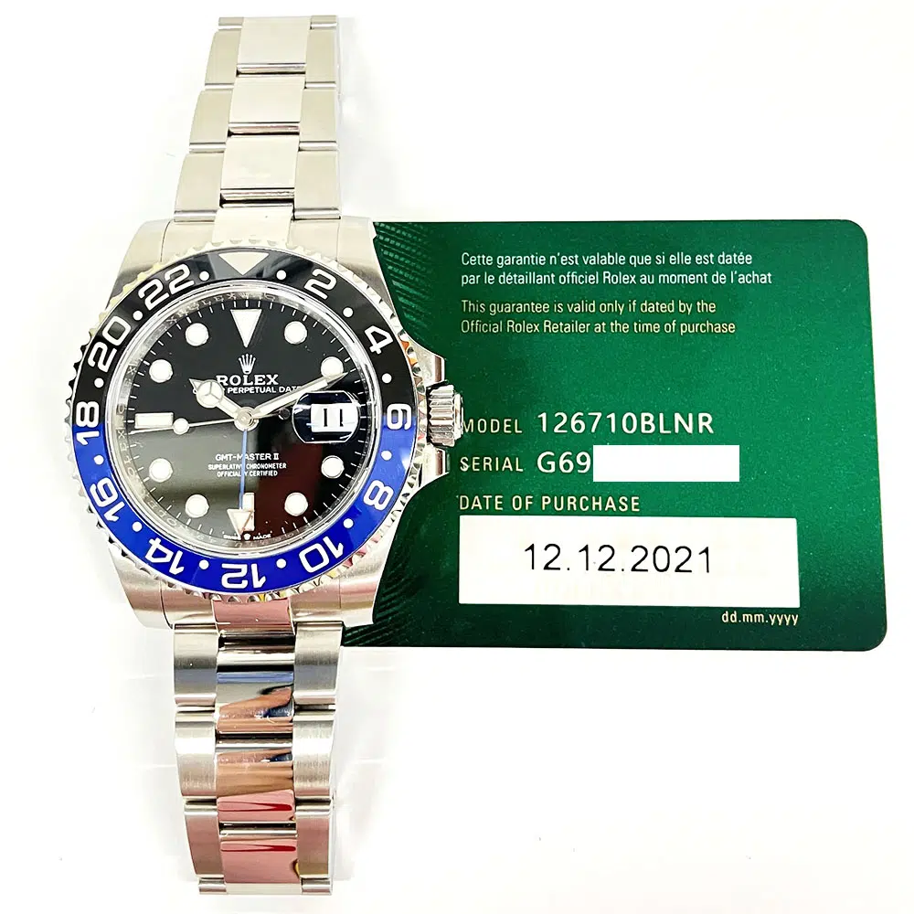 Rolex GMT-Master II  126710BLNR  Oyster Bracelet 40mm Stainless Steel Watch Black Dial 2021 MINT – image 2