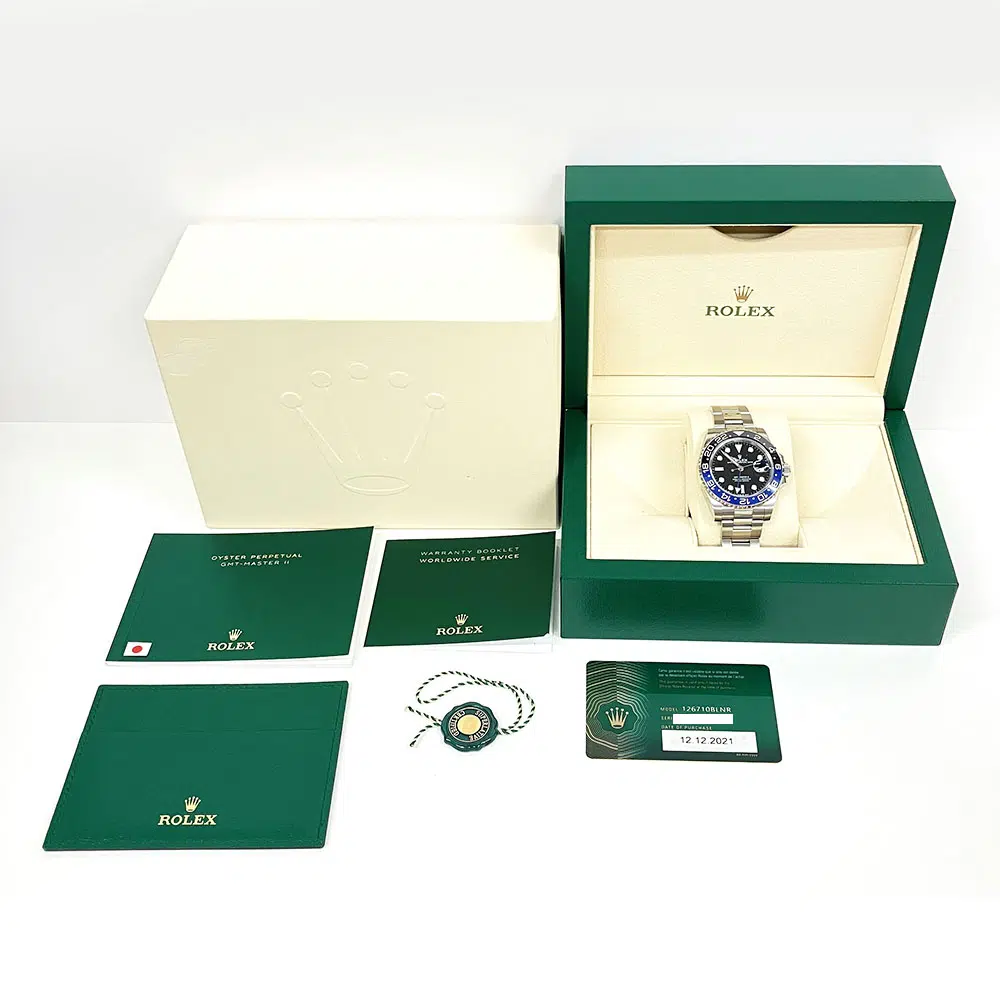 Rolex GMT-Master II  126710BLNR  Oyster Bracelet 40mm Stainless Steel Watch Black Dial 2021 MINT – image 7