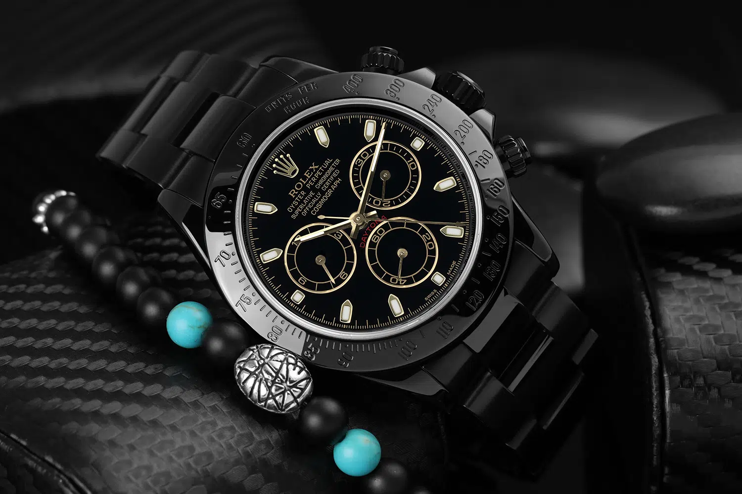 Rolex 116523 Daytona Black PVD/DLC Coated Watch with Black Dial – image 5