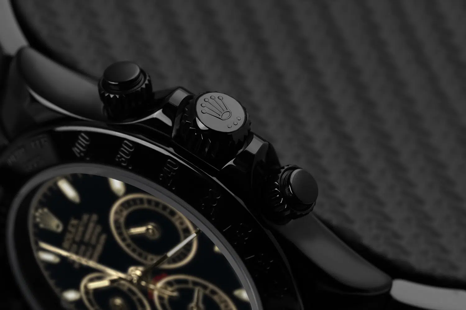Rolex 116523 Daytona Black PVD/DLC Coated Watch with Black Dial – image 4
