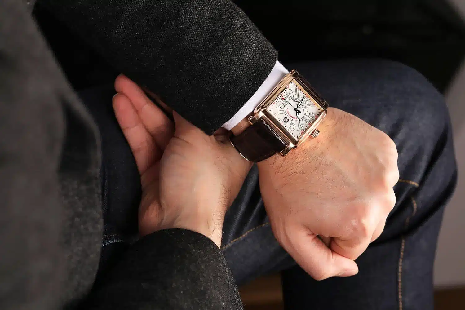Franck Muller Conquistador Cortez 10000 SC 18kt Rose Gold Automatic Watch – image 3