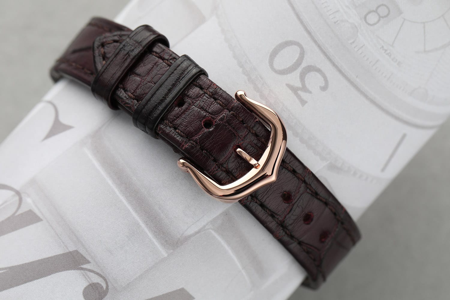 Cartier Tortue Small Rose Gold Ladies Watch W1556360/3698 with Leather Strap