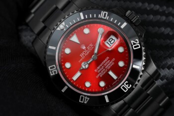 Rolex Submariner Date Red Dial Black PVD/DLC Stainless Steel Watch 116610LN – alternate view