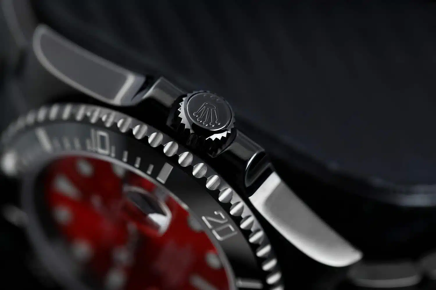 Rolex Submariner Date Red Dial Black PVD/DLC Stainless Steel Watch 116610LN – image 3