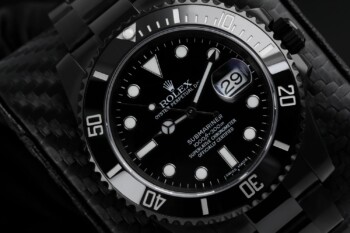 Rolex Submariner Date Black PVD/DLC Coated Stainless Steel Watch 116610LN – alternate view