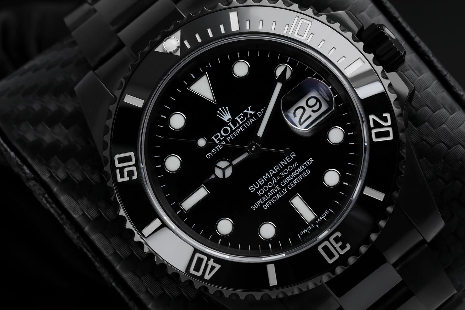 Rolex Submariner 41mm Date Steel Ceramic Black Dial
