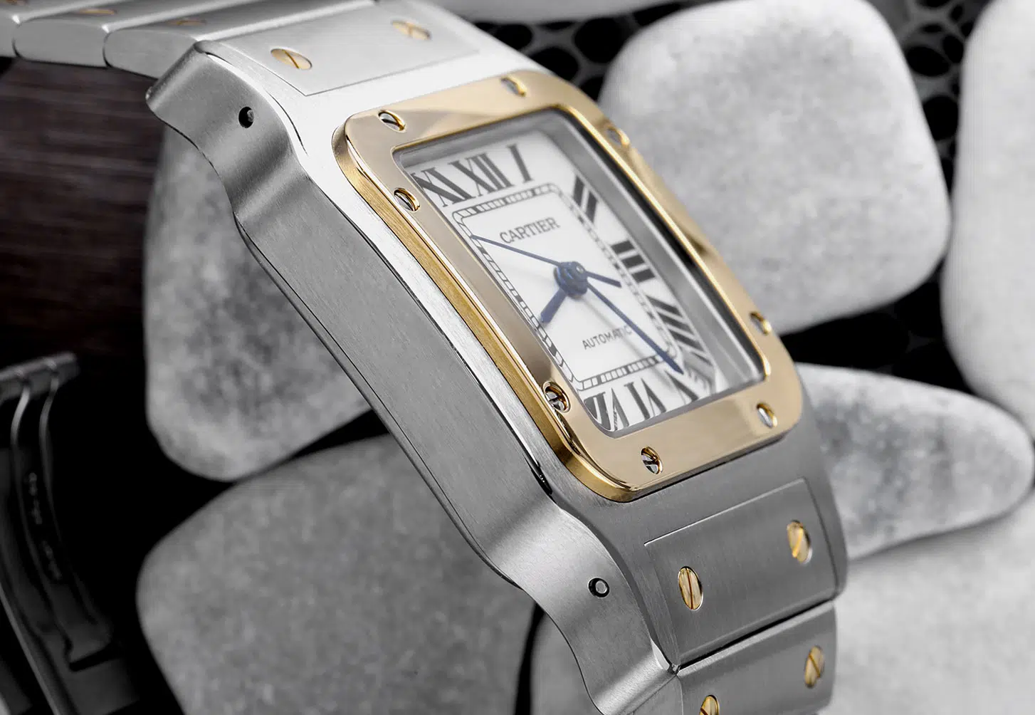 Cartier Santos Galbee XL Stainless 32mm White Roman Numeral Watch 2823 – image 5