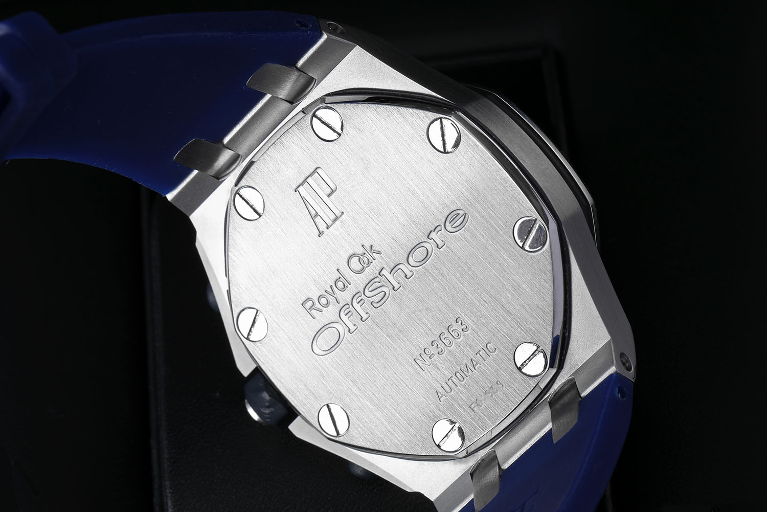 Audemars Piguet Royal Oak Offshore 26020ST.OO.D020IN.01 Chronograph Stainless Steel Watch Blue Rubber Strap