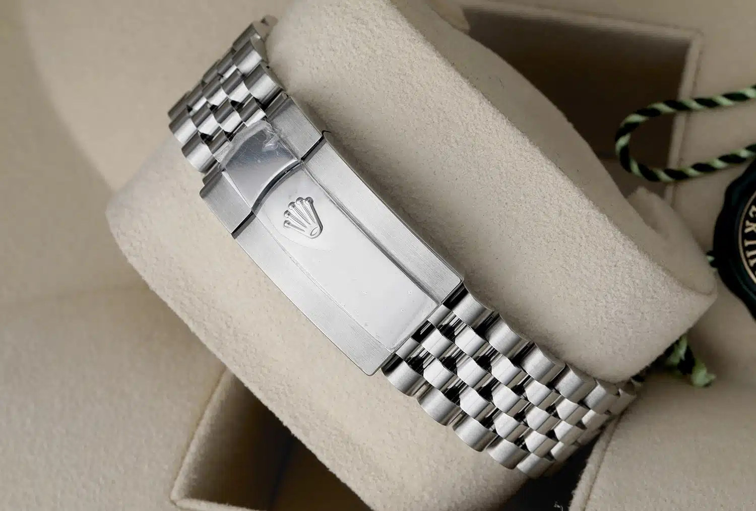 Unworn Rolex Datejust 126234-0017 Stainless Steel and White Gold Watch with Blue Index Dial Jubilee – image 7