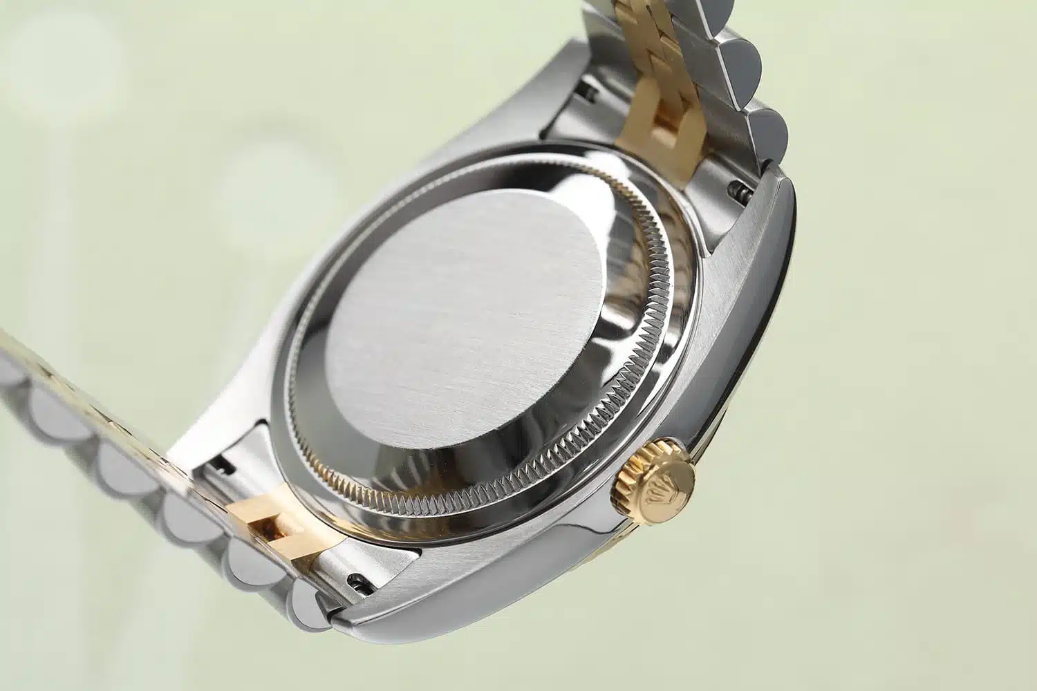 Rolex Datejust 36mm Jubilee 116233-0150 Stainless Steel & Yellow Gold Watch Champagne Diamond Dial – image 7
