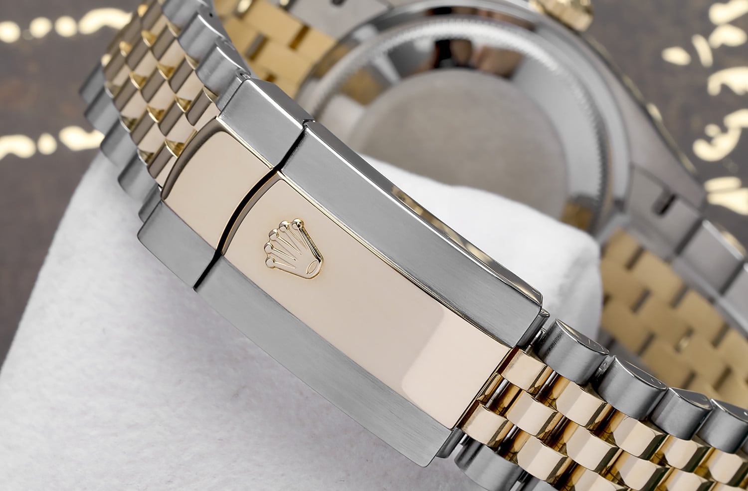 Rolex Datejust 36mm 126233 Stainless Steel & Yellow Gold Watch Jubilee Band Black Diamond Dial MINT