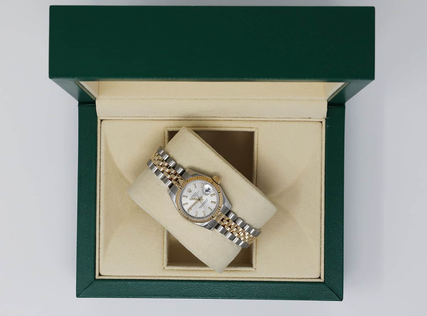 Rolex Lady-Datejust 179173 26mm Steel & Yellow Gold Watch Silver Index Jubilee