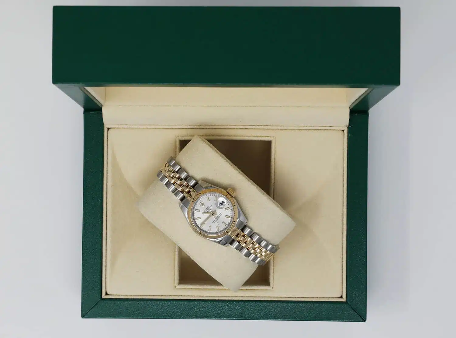 Rolex Lady-Datejust 179173 26mm Steel & Yellow Gold Watch Silver Index Jubilee – image 3