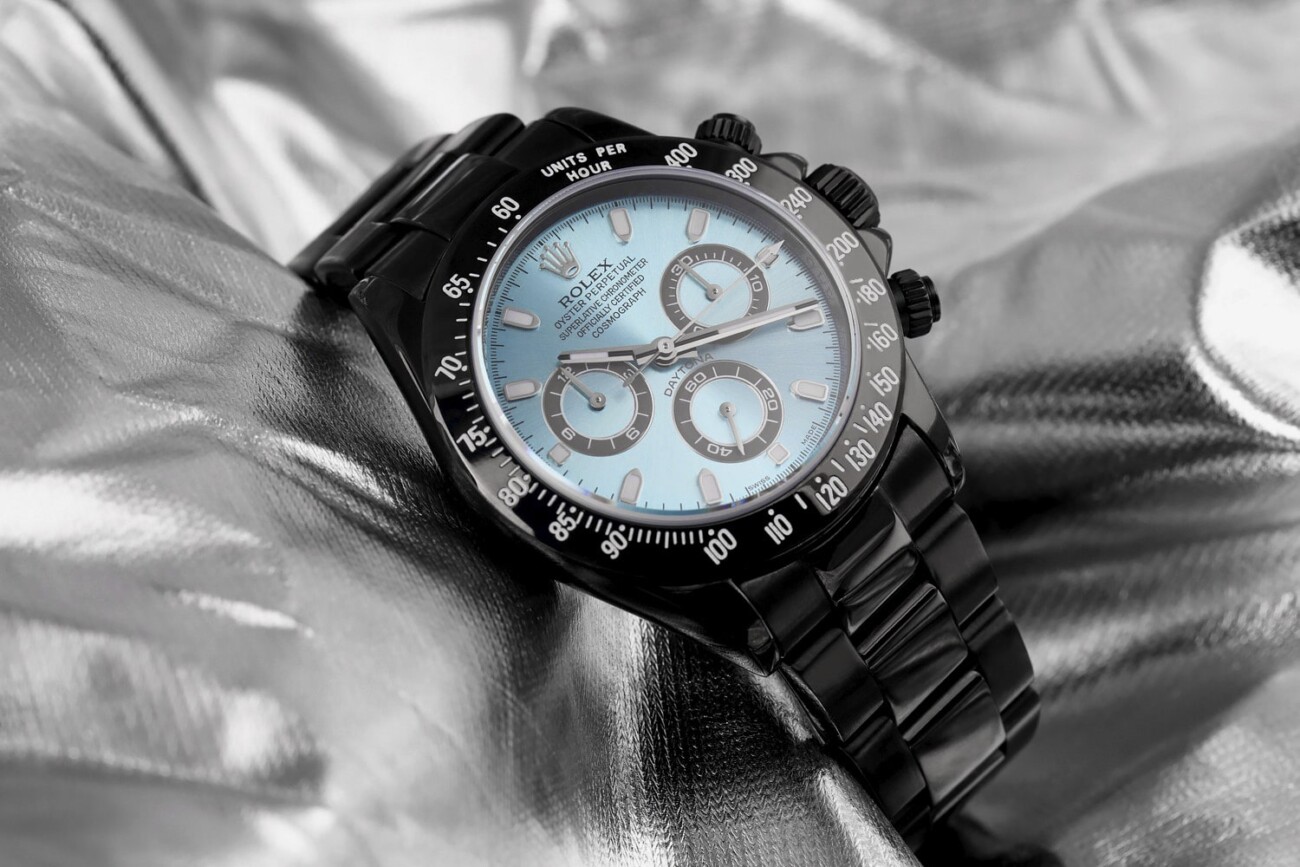 Rolex Oyster Perpetual Cosmograph Daytona Black PVD/DLC Coated Watch 116523