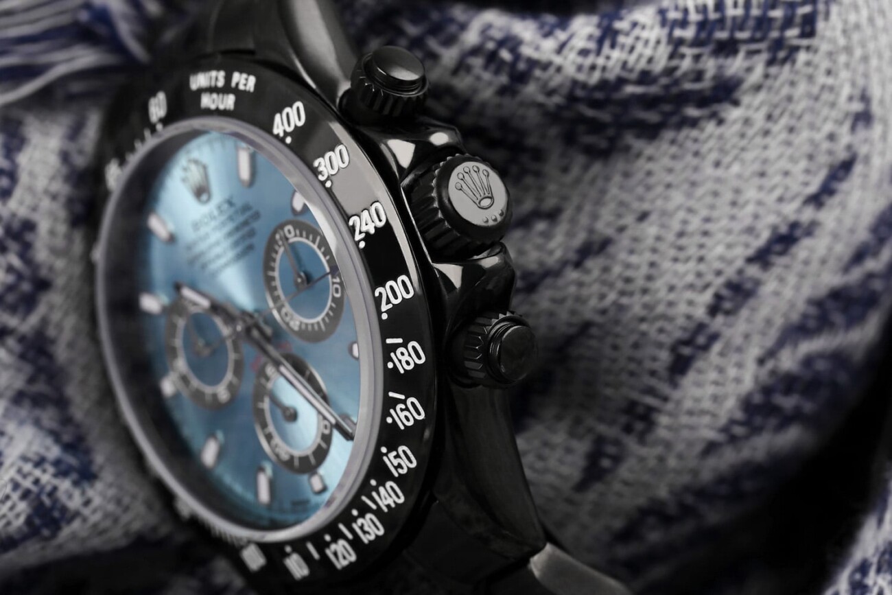 Rolex Oyster Perpetual Cosmograph Daytona Black PVD/DLC Coated Watch 116523