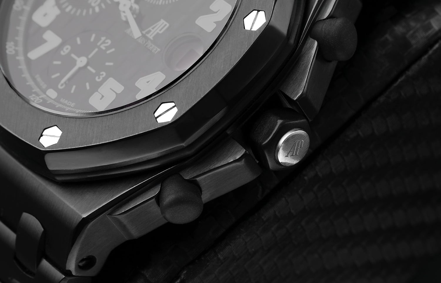 Audemars Piguet Royal Oak Offshore Chronograph Custom Black PVD/DLC Stainless Steel Watch