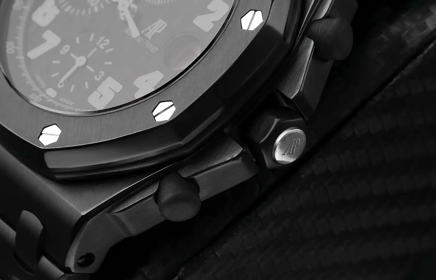 Audemars Piguet Royal Oak Offshore Chronograph Custom Black PVD/DLC Stainless Steel Watch – image 5