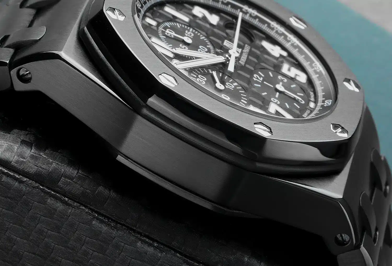 Audemars Piguet Royal Oak Offshore Chronograph Custom Black PVD/DLC Stainless Steel Watch – image 7