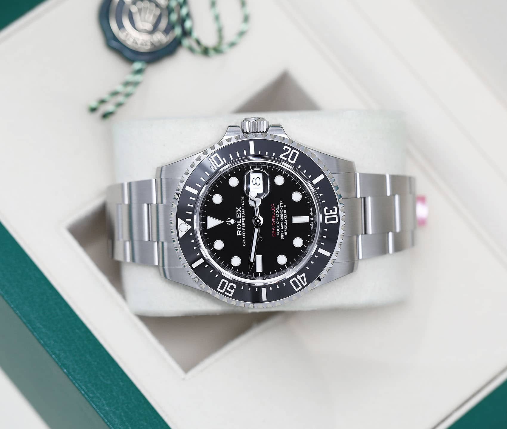 Rolex Sea-Dweller 43mm 126600 Stainless Steel Watch Black Dial UNWORN