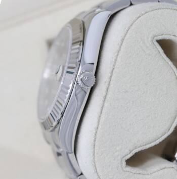 Rolex Datejust II 116334-0007 Factory Rhodium/Grey Diamond Dial – alternate view