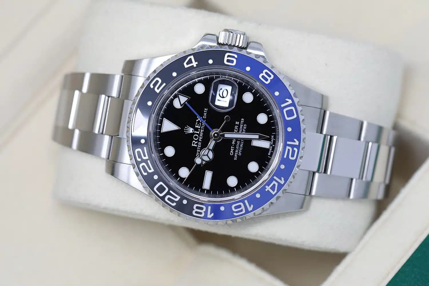 Rolex GMT-Master II 116710BLNR Stainless Steel Watch Batman Mint