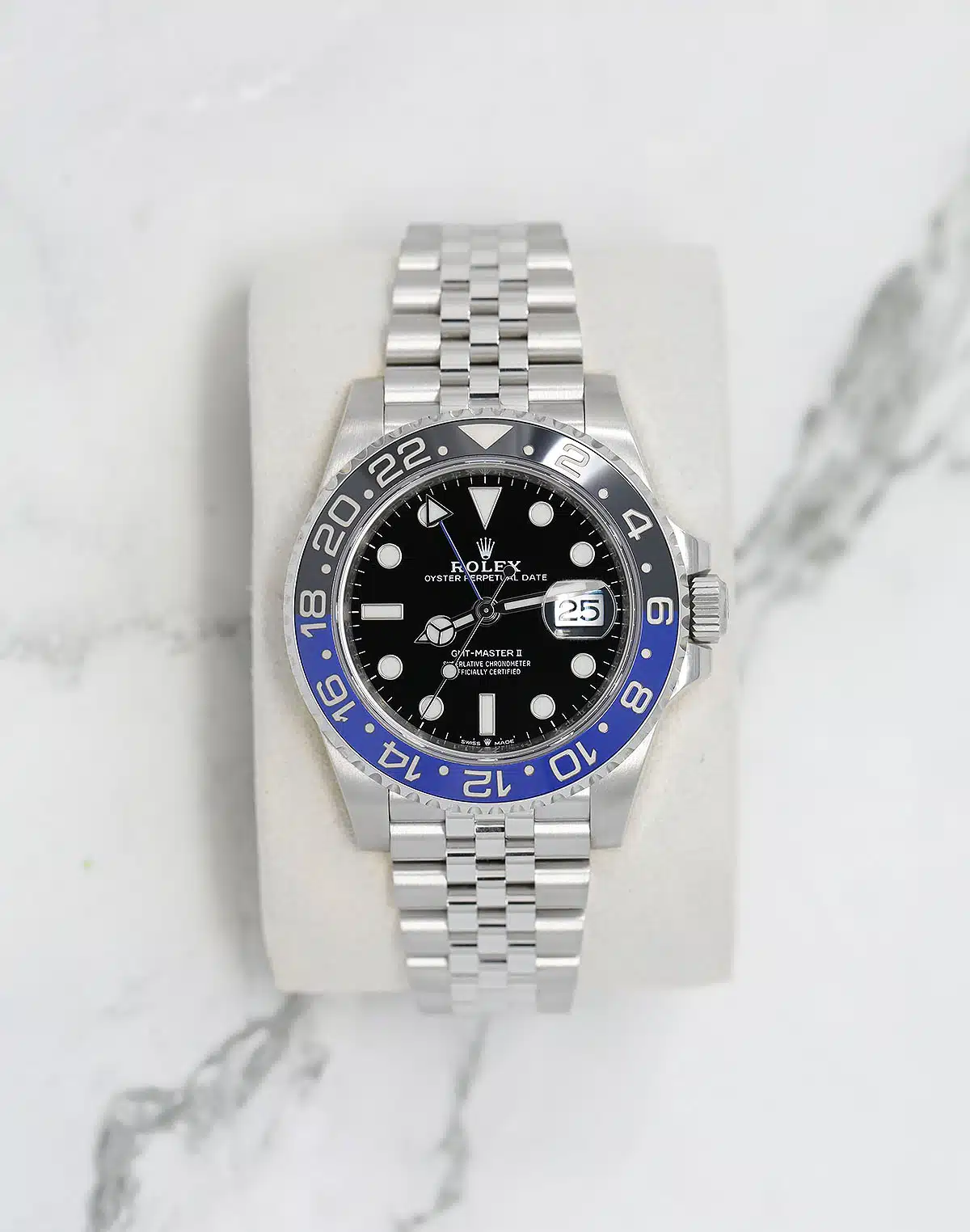 Rolex GMT-Master II 40mm 126710BLNR Stainless Steel Watch Black Dial Jubilee – image 4