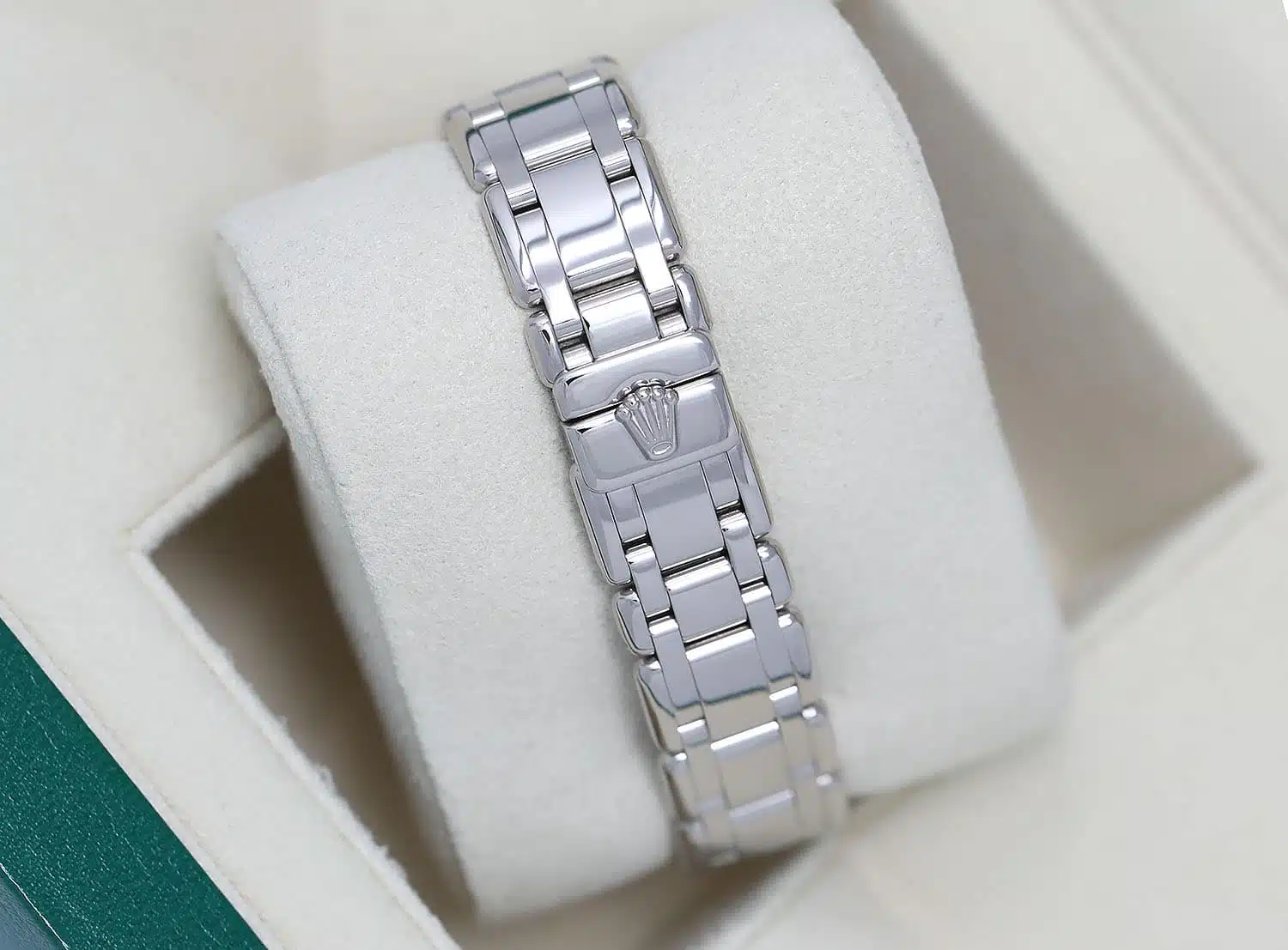 Rolex Lady-Datejust Pearlmaster 80319 White Gold Watch White Mother of Pearl Dial – image 6