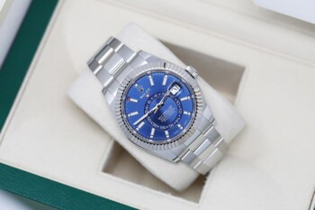 Rolex Sky-Dweller 42mm Oyster 326934-0003 Stainless Steel & White Gold Watch Blue Dial Never Worn – alternate view