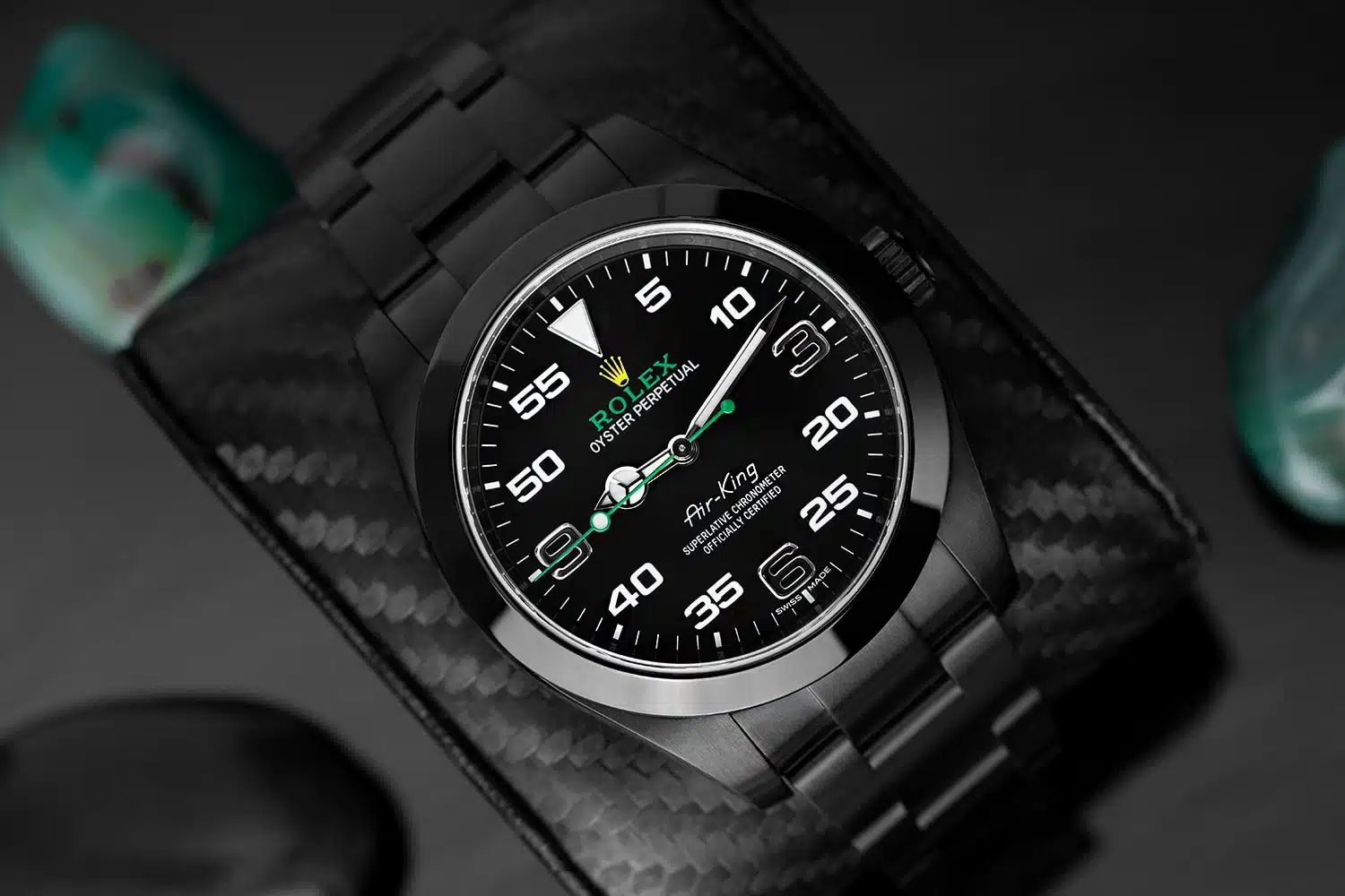 Rolex Air King Black PVD/DLC Coated Stainless Steel 116900 – image 2