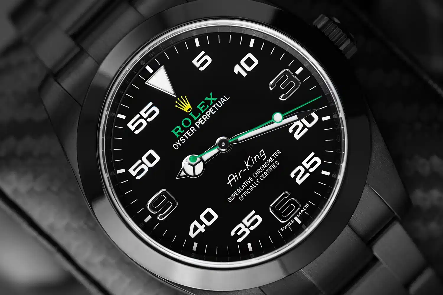Rolex Air King Black PVD/DLC Coated Stainless Steel 116900 – image 5