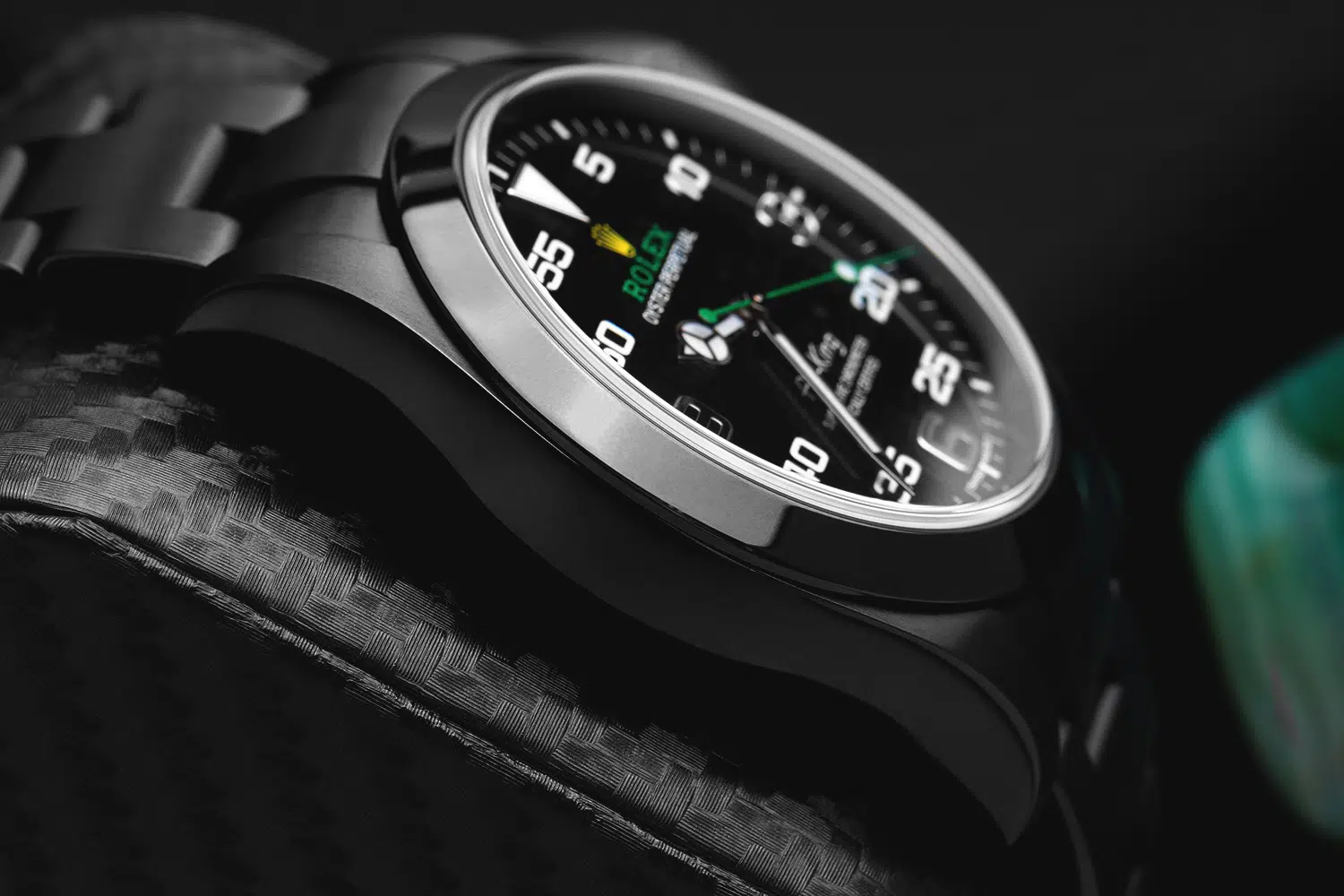 Rolex Air King Black PVD/DLC Coated Stainless Steel 116900 – image 8