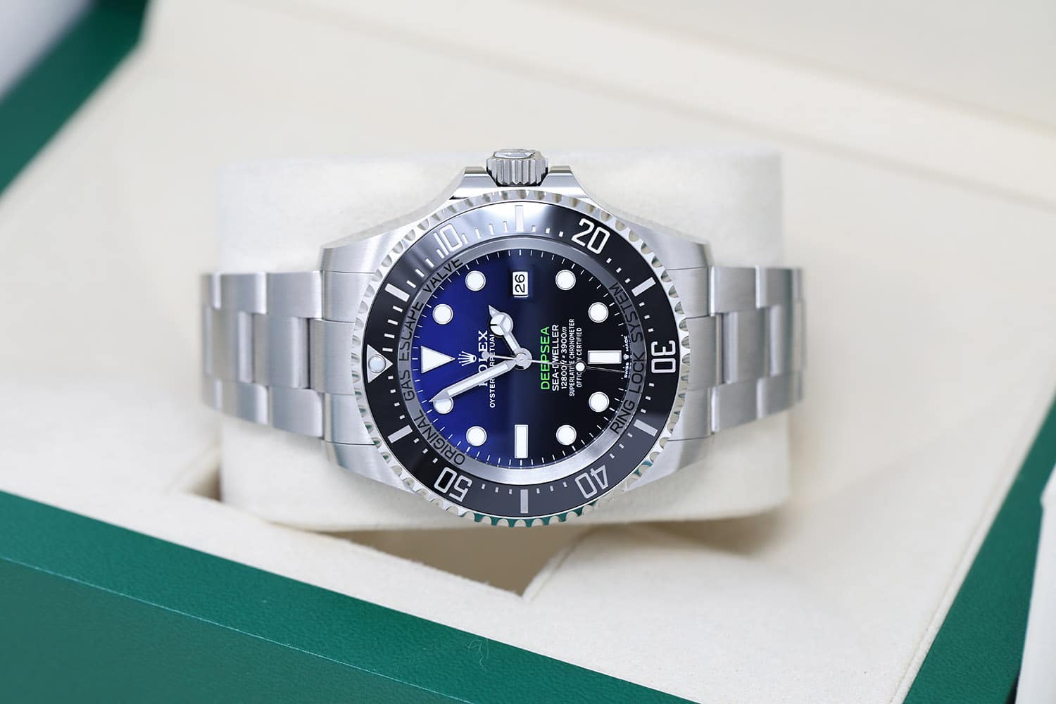 Rolex Sea-Dweller Deepsea 126660 James Cameron Stainless Steel Watch Blue Dial