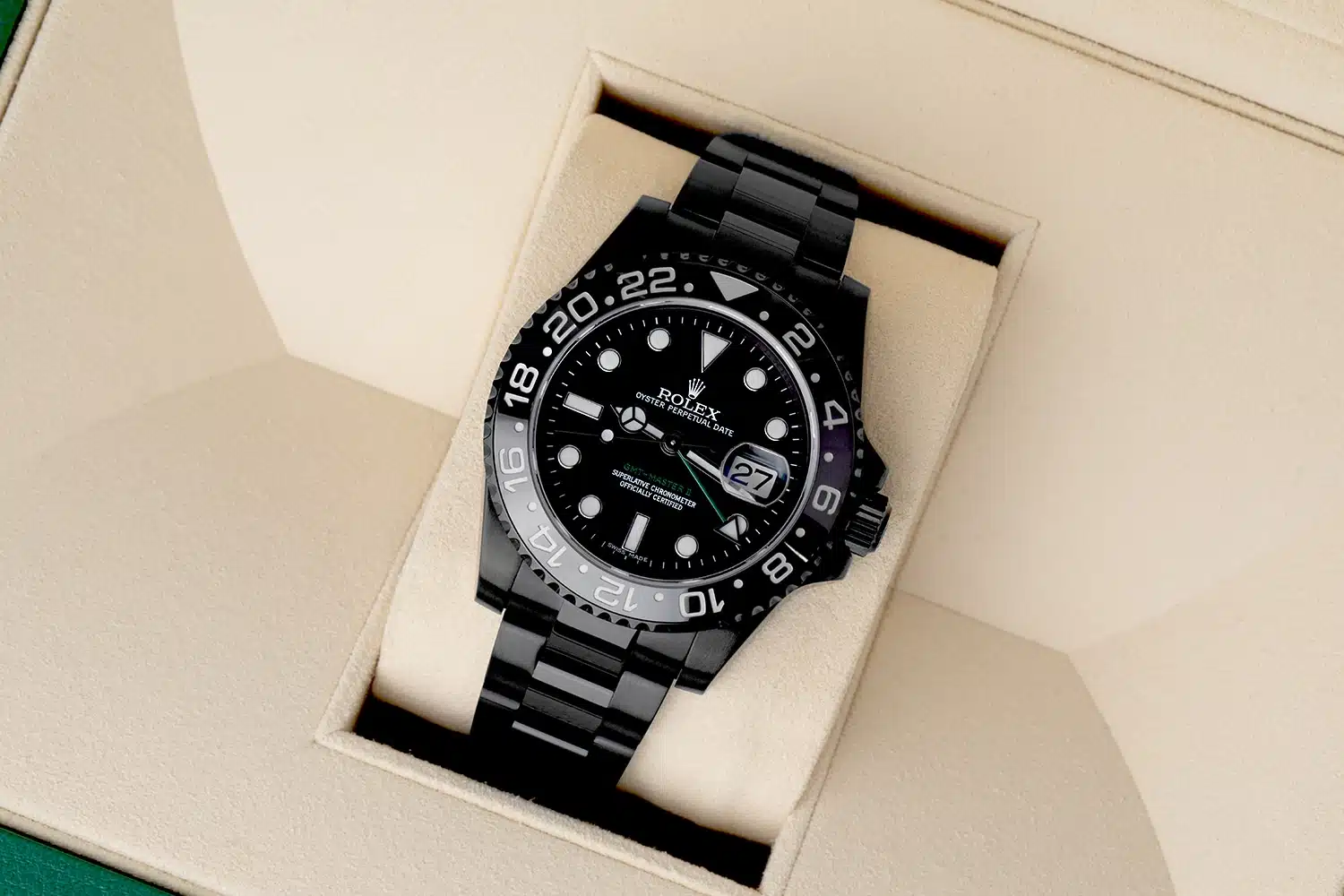 Rolex GMT-Master II Black PVD/DLC Coated Stainless Steel Watch 116710LN – image 6