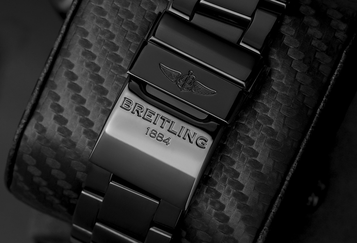 Breitling Super Avenger II Chronograph A13371 Black PVD/DLC Coated Watch, UNWORN