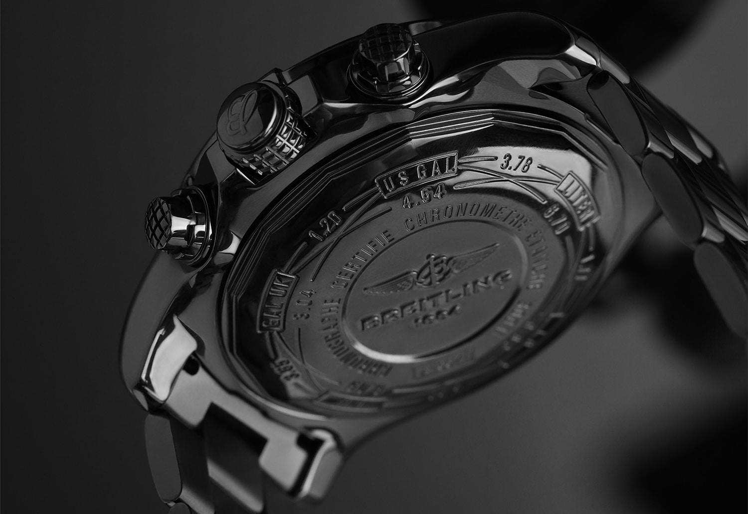 Breitling Super Avenger II Chronograph A13371 Black PVD/DLC Coated Watch, UNWORN