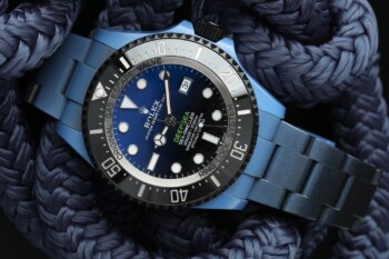Rolex D-Blue Sea-Dweller Deepsea James Cameron Dial Custom Blue Ceramic 126660 – alternate view