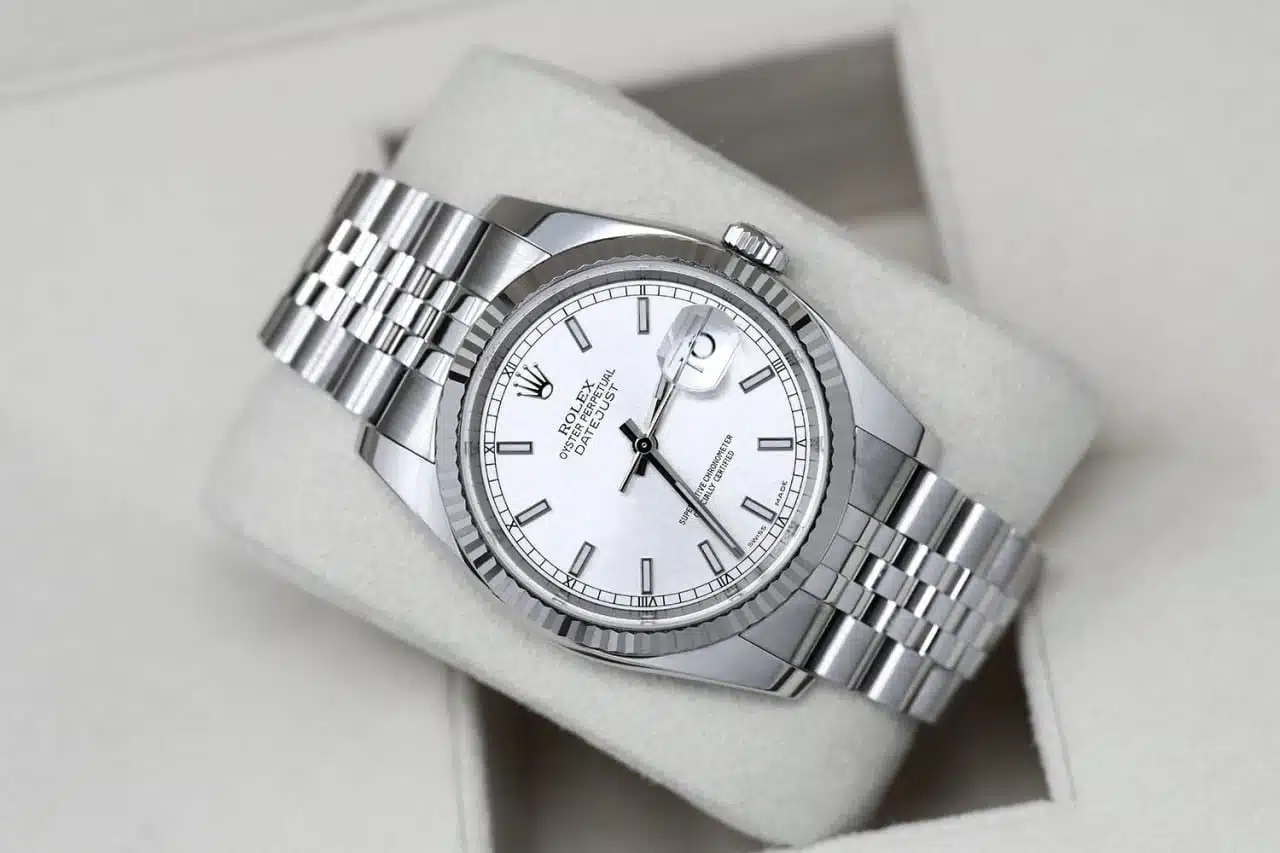 Rolex Datejust 116234-0088 36 MM White Dial Pre-owned