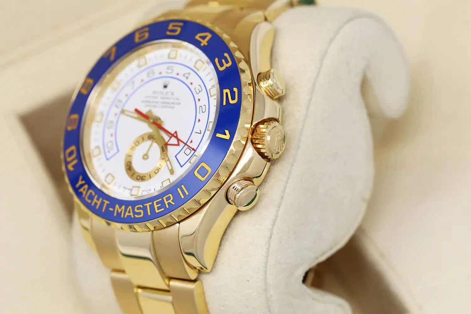Rolex Yacht-Master II 116688 Yellow Gold Watch Gold Hands – image 3