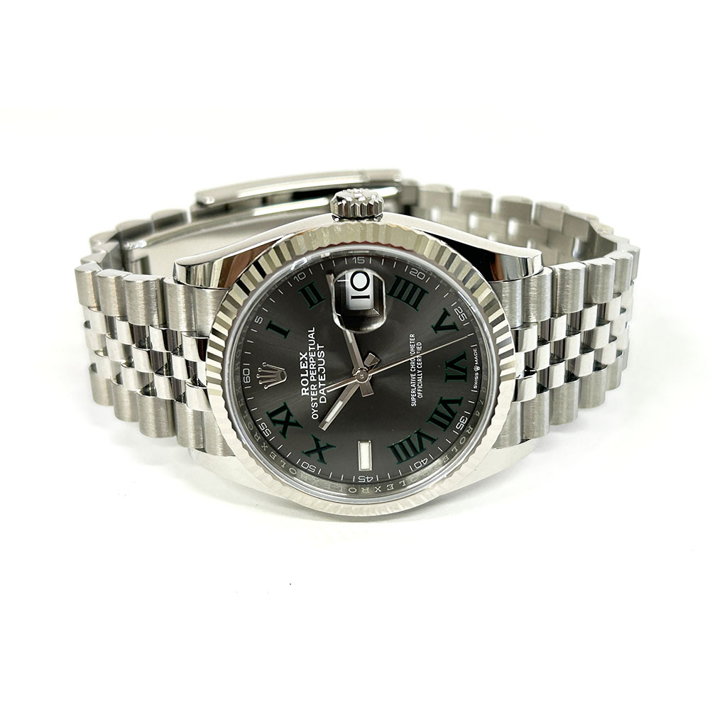 Rolex Datejust Grey Roman Dial 36mm Jubilee Bracelet 126234 Stainless Steel Watch MINT 2022