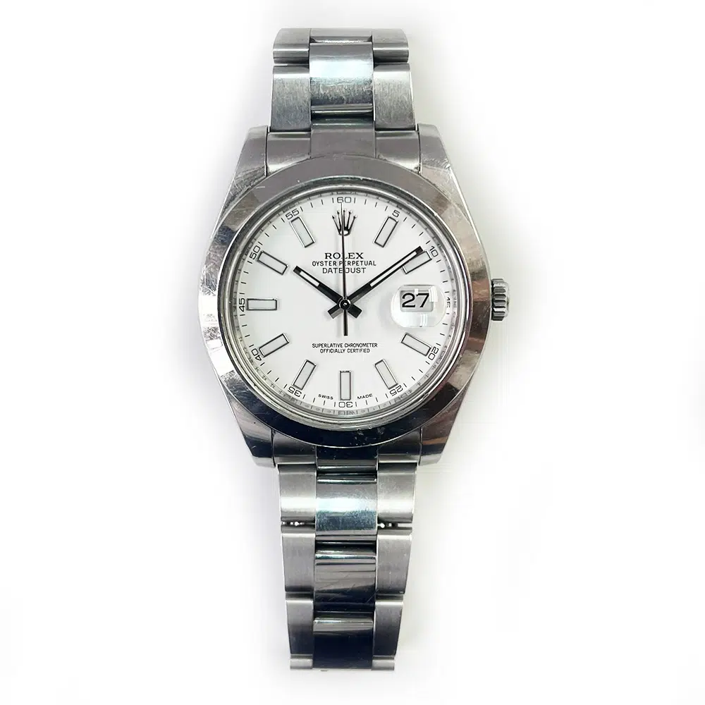 Rolex Datejust II 116300 41mm Stainless Steel with White Dial Watch 2017 – image 3