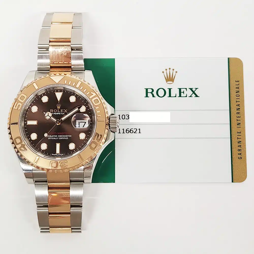 Rolex Yacht-Master 116621 Stainless Steel Rose Gold Chocolate Dial Watch 2017 – image 3