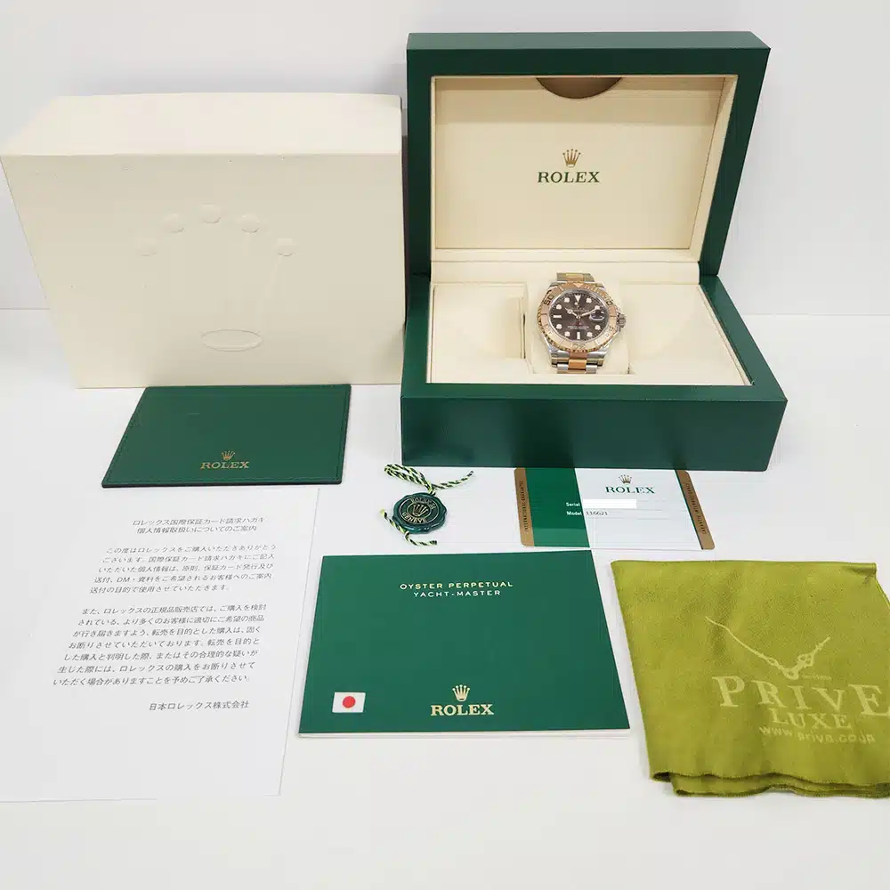 Rolex Yacht-Master 116621 Stainless Steel Rose Gold Chocolate Dial Watch 2017 – image 8