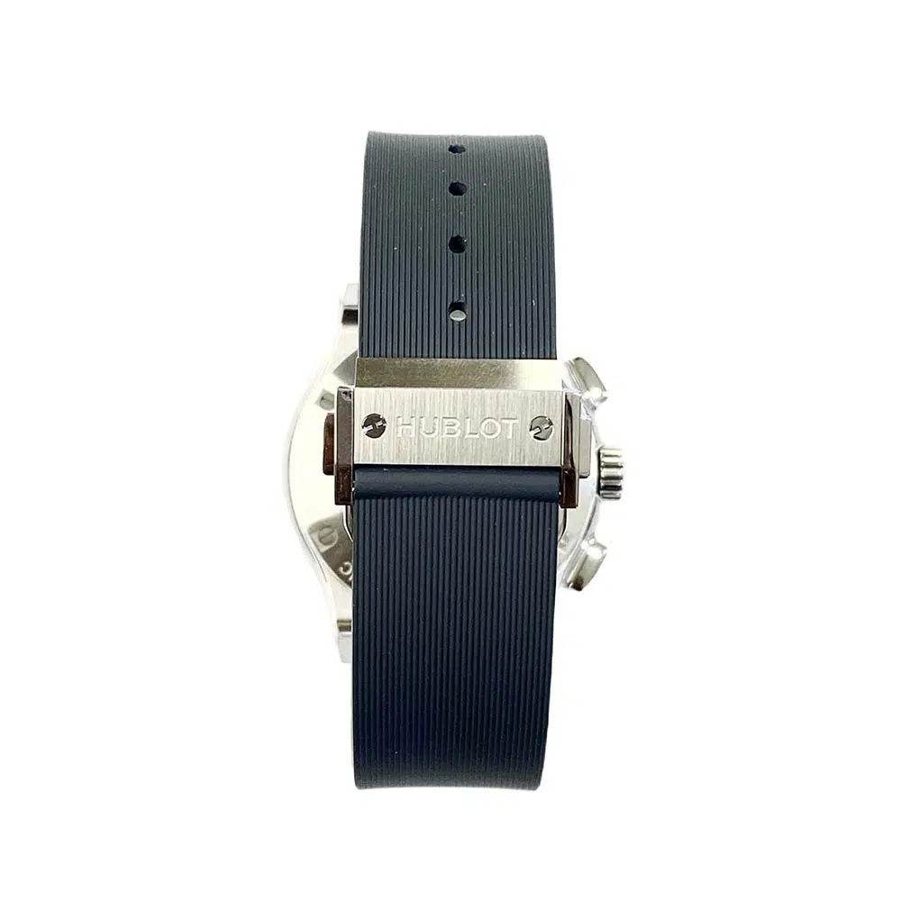 Hublot Classic Fusion Chronograph 541.NX.7070.RX Titanium With Grey Rubber Watch Grey Dial – image 5