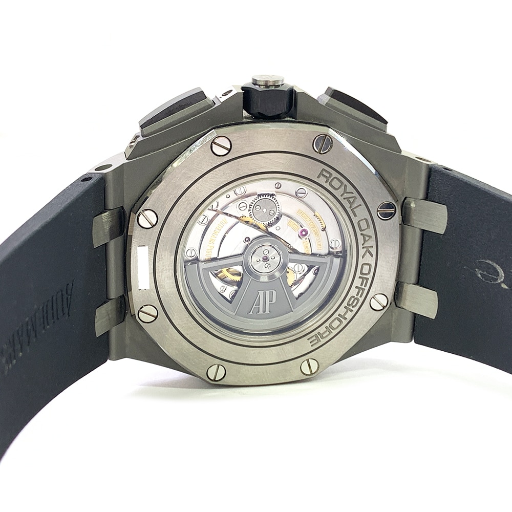 Audemars Piguet Royal Oak Offshore 26400IO.OO.A004CA.01 Titanium With Black Rubber Watch Grey Dial 2020