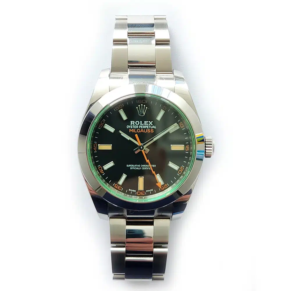 Rolex Milgauss 116400GV 40mm Stainless Steel with Black Dial Watch 2022 – image 3