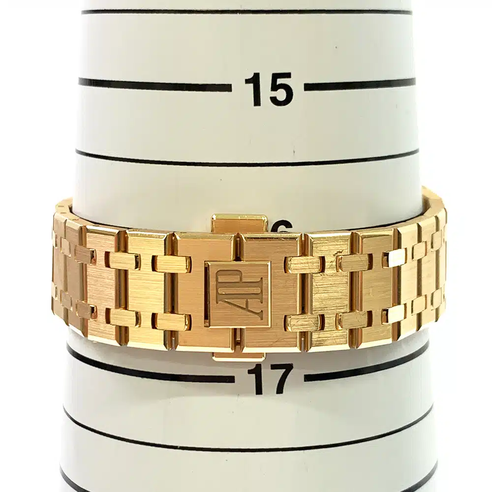 Audemars Piguet Royal Oak 67651OR.ZZ.1261OR.01 33mm Rose Gold with Silver Dial Lady Watch – image 9